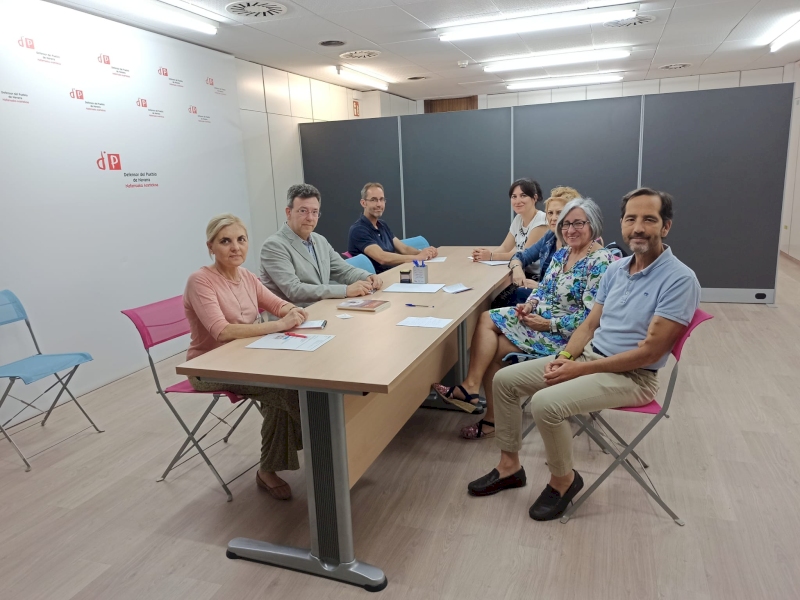 Encuentro del Defensor del Pueblo con el Comité de Representantes de Personas con Discapacidad de Navarra (CERMIN)