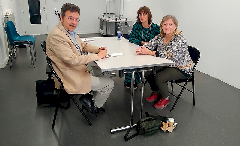 Reunión del Defensor del Pueblo de Navarra con Ehuleak