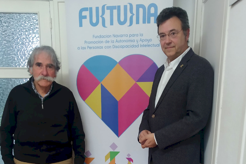 El Defensor visita la Fundación Navarra para la Promoción de la Autonomía y Apoyo a las Personas con Discapacidad Intelectual (FUTUNA)