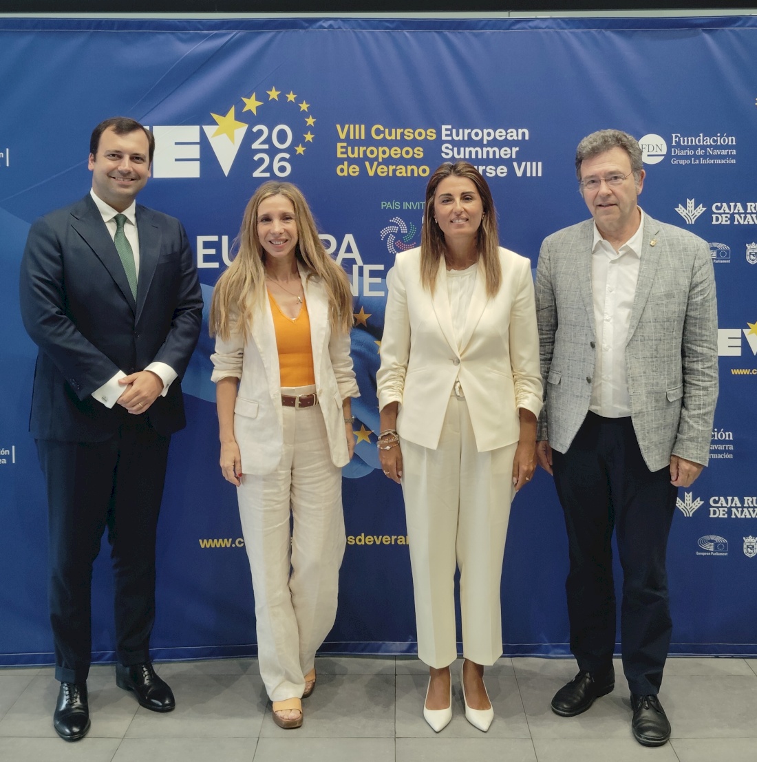 De izquierda a derecha: André Machado, Amaia Madinabeitia, Teresa Anjinho y Patxi Vera.